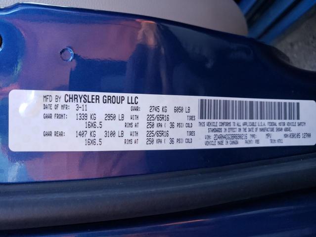 Photo 9 VIN: 2D4RN4DG3BR690216 - DODGE GRAND CARA 