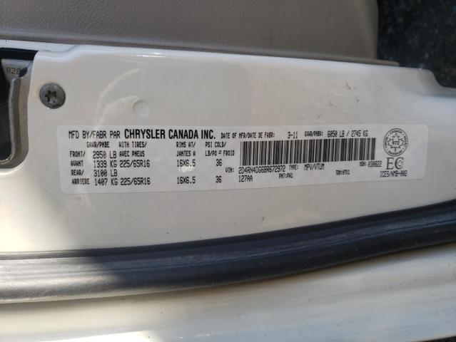 Photo 9 VIN: 2D4RN4DG6BR672972 - DODGE GRAND CARA 