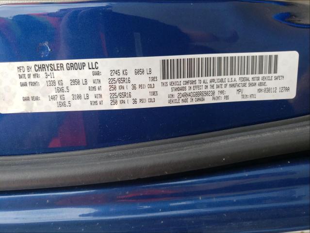 Photo 9 VIN: 2D4RN4DG8BR690230 - DODGE GRAND CARA 