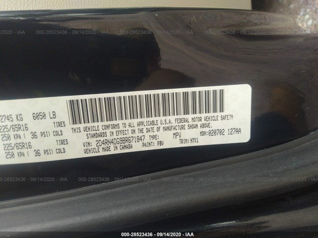 Photo 8 VIN: 2D4RN4DG9BR671847 - DODGE GRAND CARAVAN 