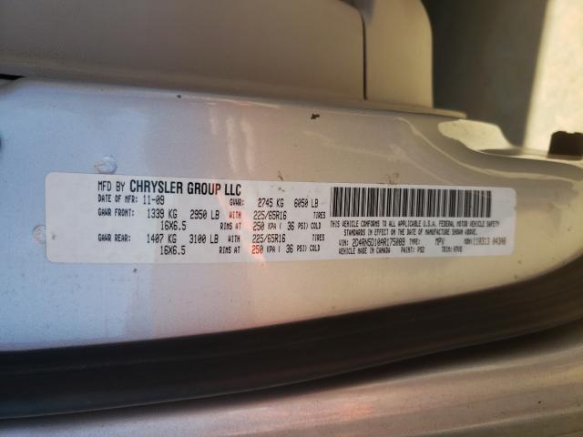 Photo 9 VIN: 2D4RN5D10AR175089 - DODGE GRAND CARA 