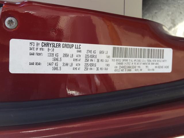 Photo 9 VIN: 2D4RN5D10AR418240 - DODGE GRAND CARA 