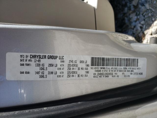 Photo 9 VIN: 2D4RN5D12AR209596 - DODGE GRAND CARA 