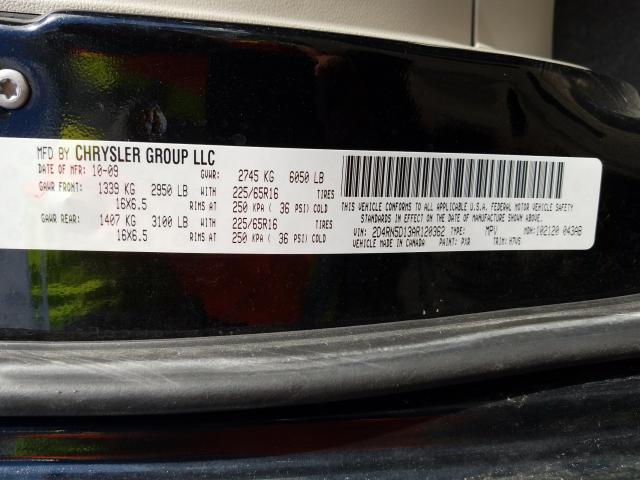 Photo 9 VIN: 2D4RN5D13AR120362 - DODGE GRAND CARA 