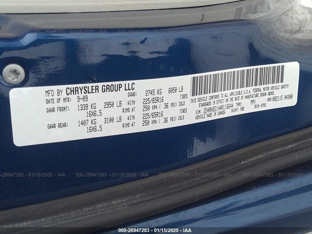 Photo 8 VIN: 2D4RN5D14AR116644 - DODGE GRAND CARAVAN 