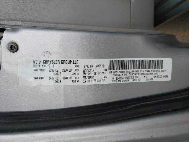 Photo 9 VIN: 2D4RN5D14AR341212 - DODGE GRAND CARA 