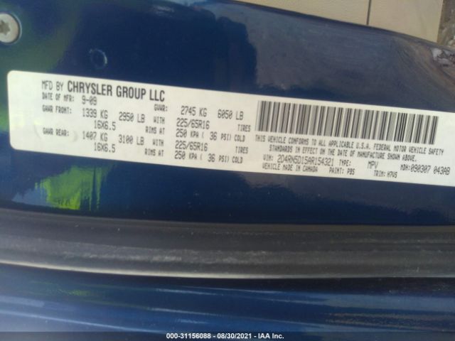 Photo 8 VIN: 2D4RN5D15AR154321 - DODGE GRAND CARAVAN 