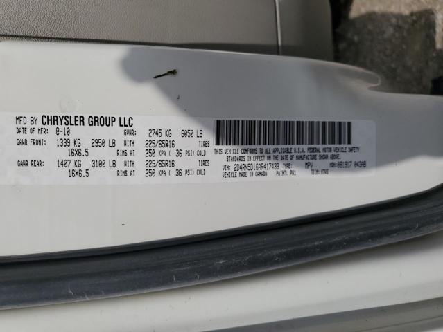 Photo 12 VIN: 2D4RN5D16AR417433 - DODGE GRAND CARA 