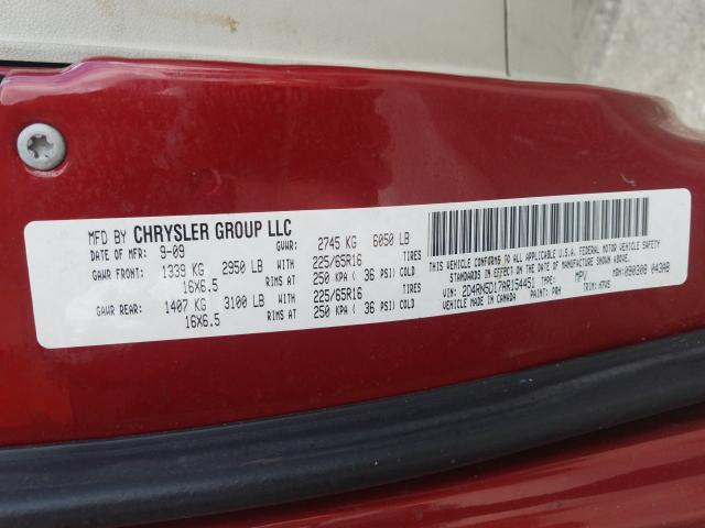 Photo 9 VIN: 2D4RN5D17AR154451 - DODGE GRAND CARAVAN 