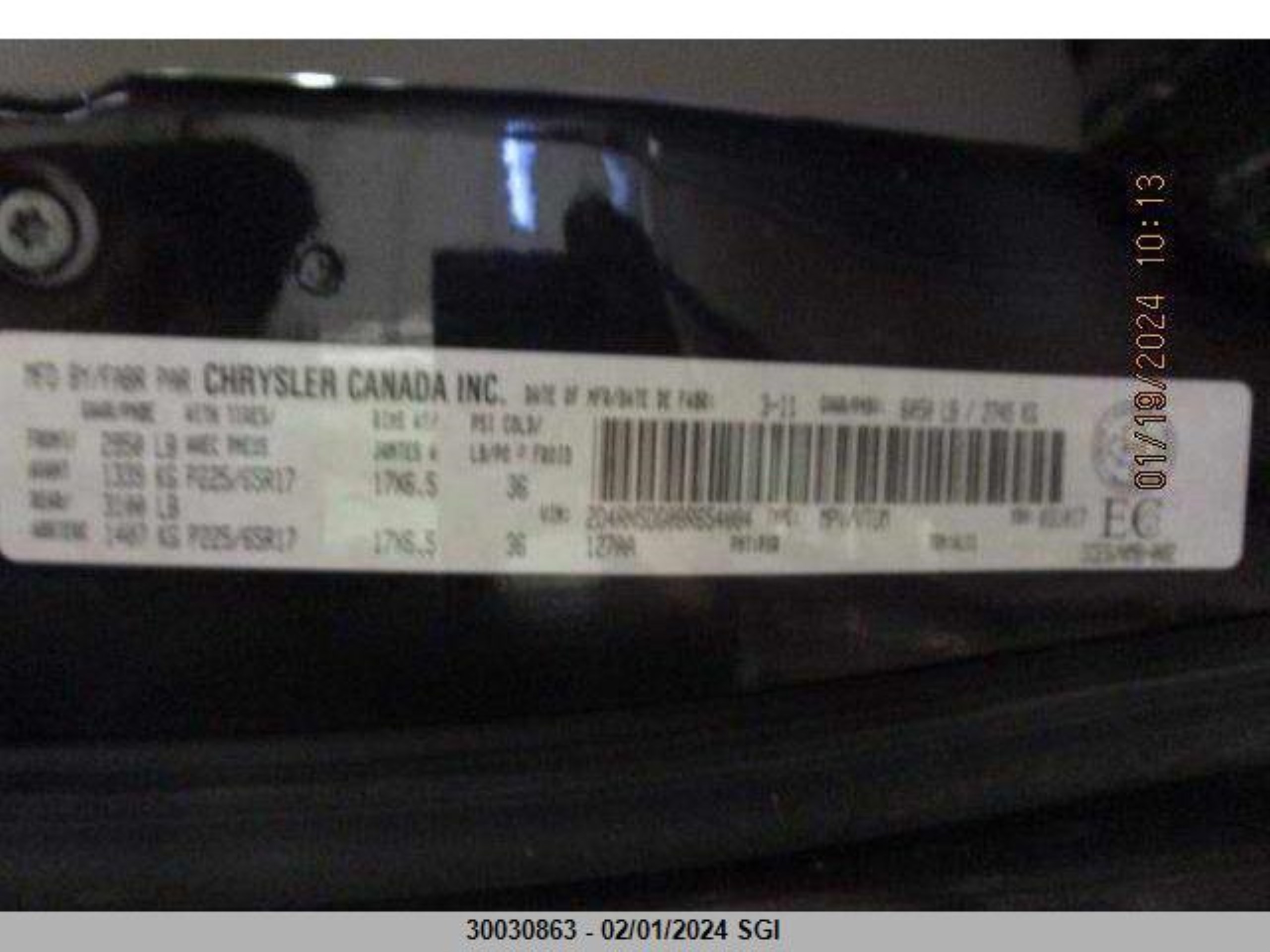 Photo 10 VIN: 2D4RN5DG0BR654084 - DODGE CARAVAN 