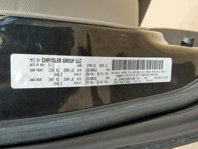 Photo 9 VIN: 2D4RN5DG3BR741090 - DODGE CARAVAN 