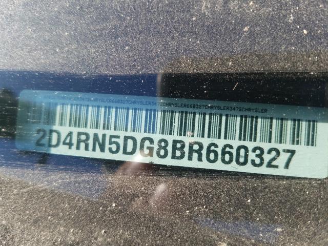 Photo 9 VIN: 2D4RN5DG8BR660327 - DODGE GRAND CARA 