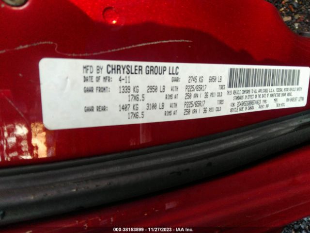 Photo 8 VIN: 2D4RN5DG8BR674423 - DODGE GRAND CARAVAN 