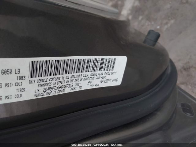 Photo 8 VIN: 2D4RN5DX8AR467318 - DODGE GRAND CARAVAN 