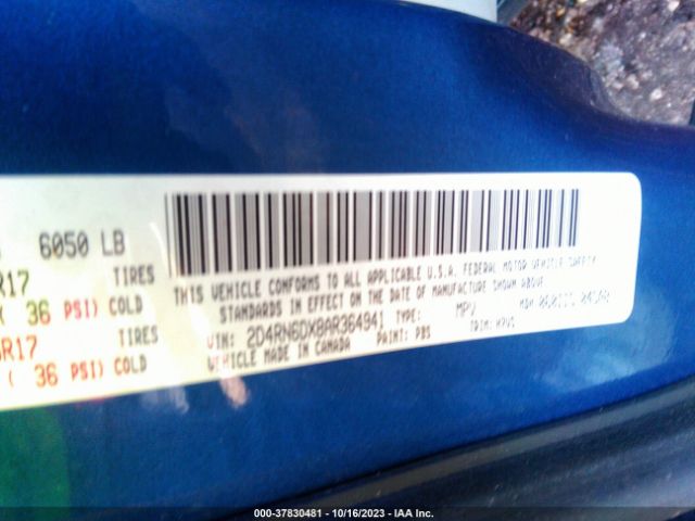 Photo 8 VIN: 2D4RN6DX8AR364941 - DODGE GRAND CARAVAN 