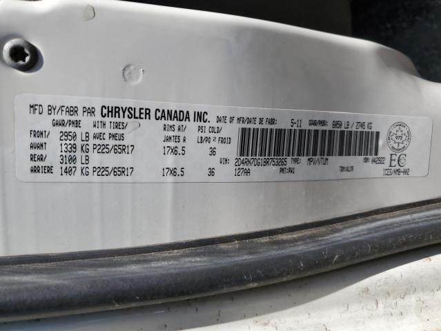 Photo 12 VIN: 2D4RN7DG1BR753265 - DODGE CARAVAN 