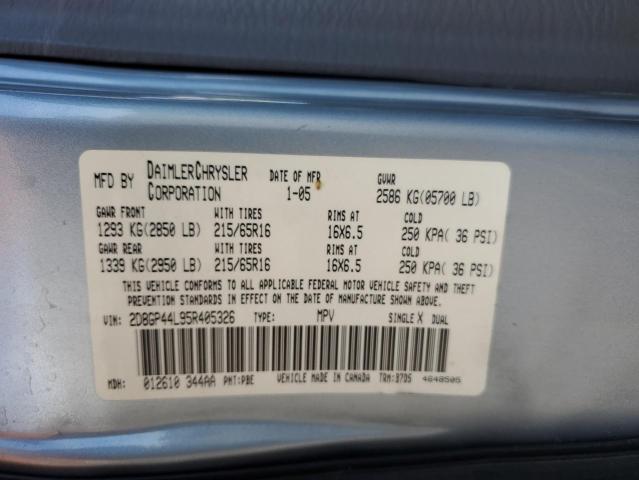 Photo 13 VIN: 2D8GP44L95R405326 - DODGE CARAVAN 