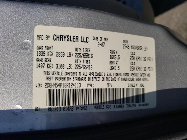 Photo 12 VIN: 2D8HN54P18R124113 - DODGE CARAVAN 