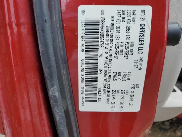 Photo 12 VIN: 2D8HN54X98R634709 - DODGE CARAVAN 