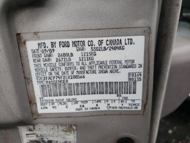 Photo 11 VIN: 2FACP74F2LX108566 - FORD CROWN VIC 