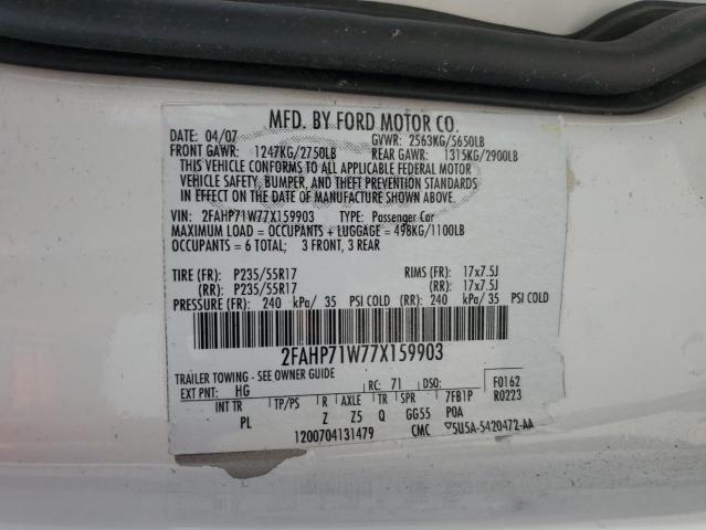 Photo 11 VIN: 2FAHP71W77X159903 - FORD CROWN VICT 