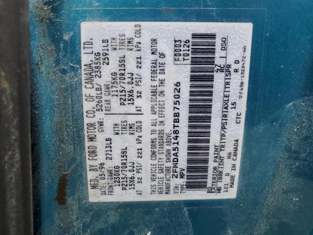 Photo 12 VIN: 2FMDA5148TBB75026 - FORD WINDSTAR 