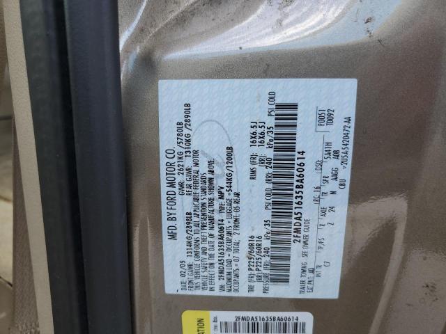 Photo 12 VIN: 2FMDA51635BA60614 - FORD FREESTAR S 