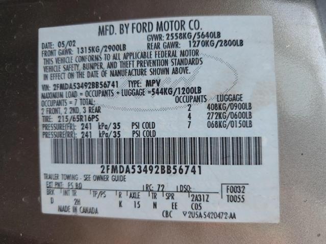 Photo 12 VIN: 2FMDA53492BB56741 - FORD WINDSTAR S 