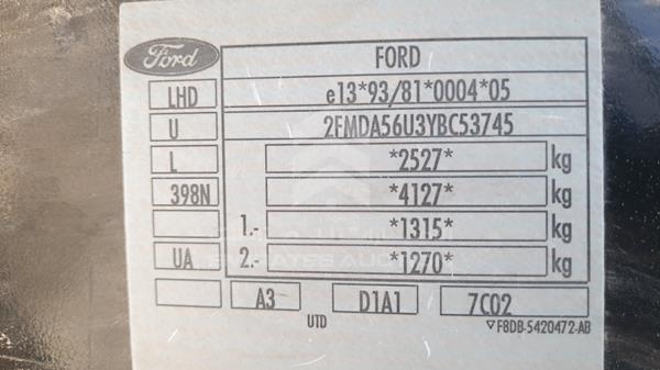 Photo 1 VIN: 2FMDA56U3YBC53745 - FORD WINDSTAR 