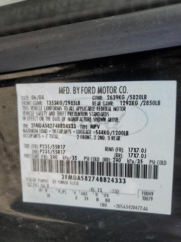 Photo 12 VIN: 2FMDA58274BB24333 - FORD FREESTAR L 