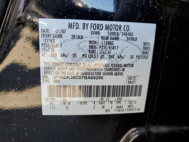 Photo 12 VIN: 2FMDK36C07BA69290 - FORD EDGE SE 