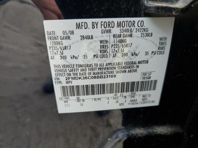 Photo 12 VIN: 2FMDK36C08BB23169 - FORD EDGE SE 