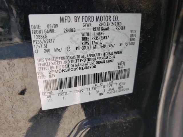 Photo 12 VIN: 2FMDK36C09BB05790 - FORD EDGE SE 