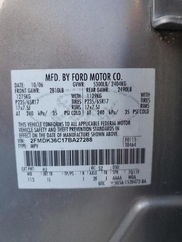 Photo 12 VIN: 2FMDK36C17BA27288 - FORD EDGE SE 