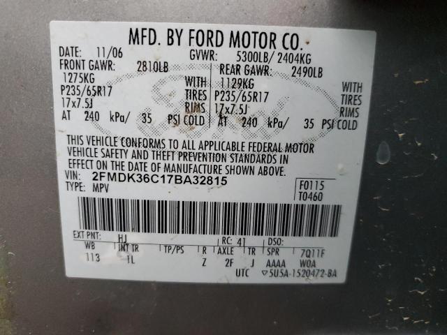 Photo 12 VIN: 2FMDK36C17BA32815 - FORD EDGE SE 