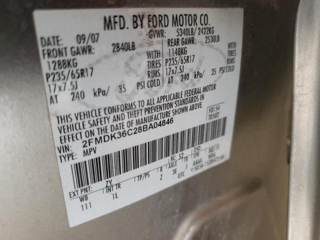 Photo 13 VIN: 2FMDK36C28BA04846 - FORD EDGE 