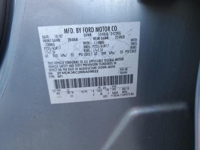 Photo 11 VIN: 2FMDK36C28BA09822 - FORD EDGE SE 