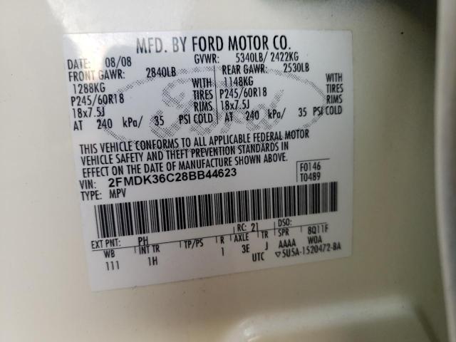 Photo 9 VIN: 2FMDK36C28BB44623 - FORD EDGE SE 