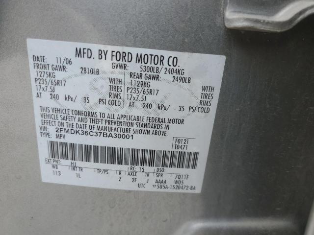 Photo 12 VIN: 2FMDK36C37BA30001 - FORD EDGE SE 