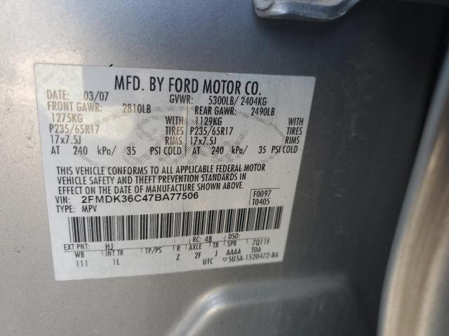 Photo 11 VIN: 2FMDK36C47BA77506 - FORD EDGE SE 