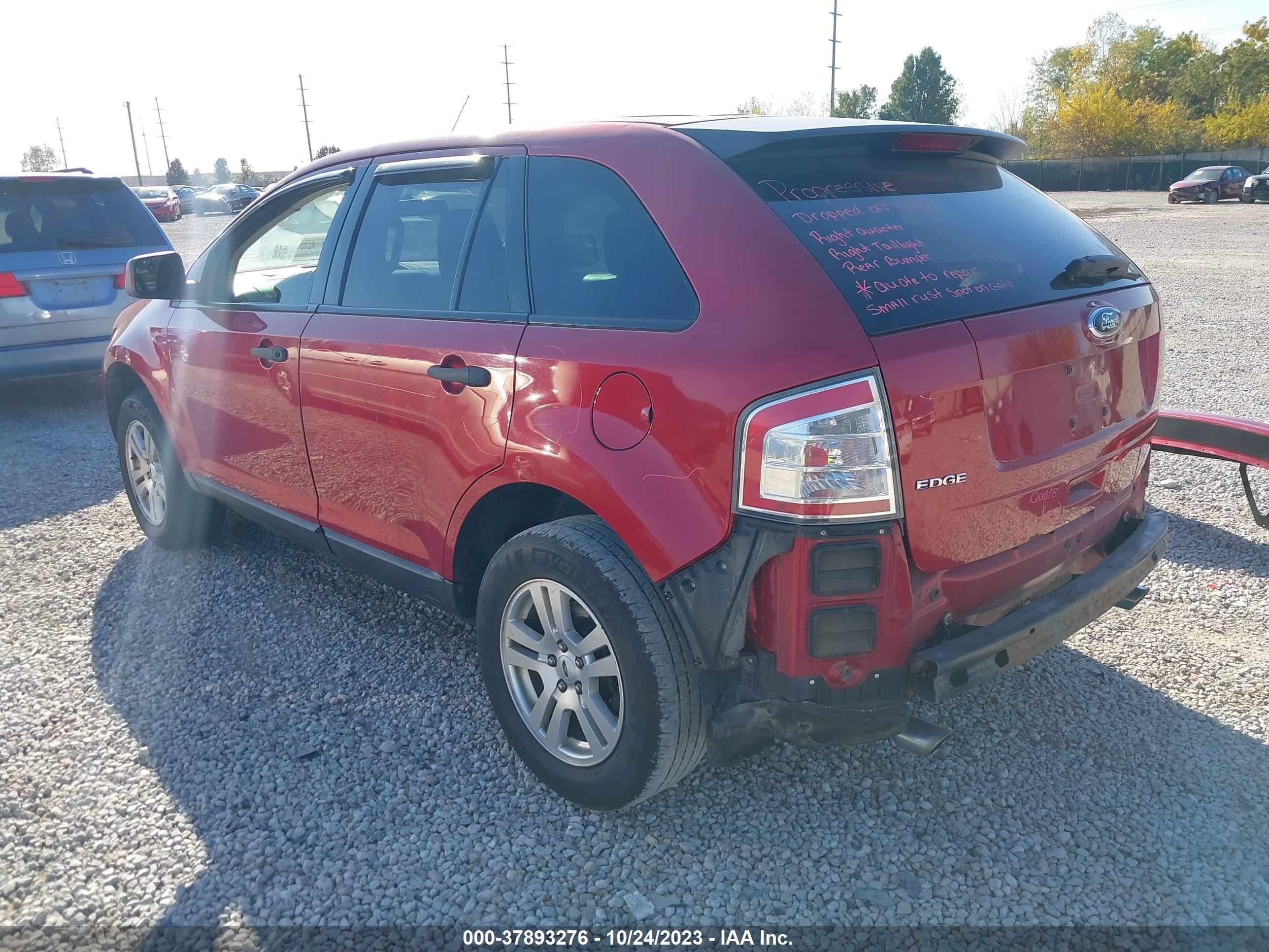 Photo 2 VIN: 2FMDK36C49BA74706 - FORD EDGE 