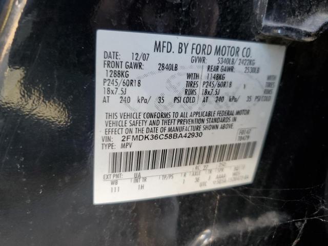 Photo 12 VIN: 2FMDK36C58BA42930 - FORD EDGE SE 