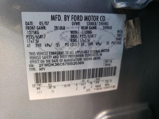 Photo 12 VIN: 2FMDK36C67BB20369 - FORD EDGE SE 