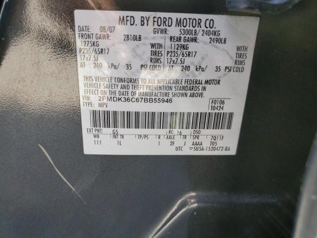 Photo 12 VIN: 2FMDK36C67BB55946 - FORD EDGE SE 