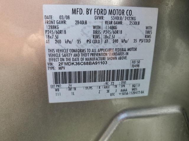 Photo 11 VIN: 2FMDK36C68BA91103 - FORD EDGE SE 