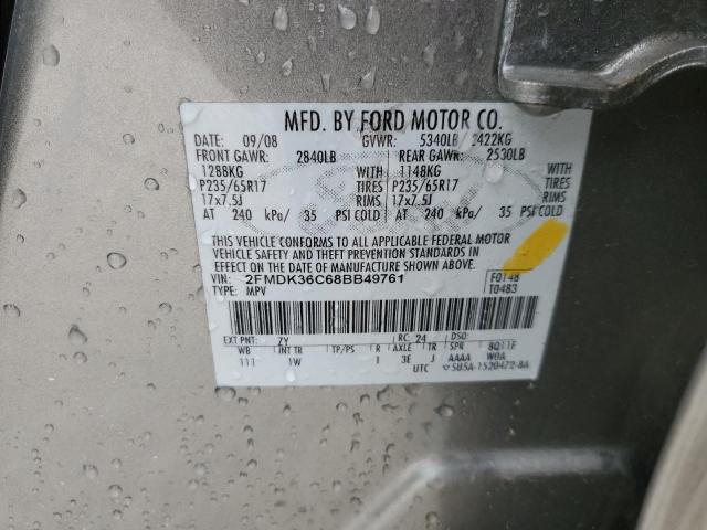 Photo 12 VIN: 2FMDK36C68BB49761 - FORD EDGE 