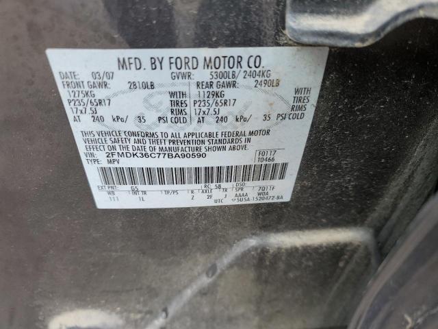 Photo 12 VIN: 2FMDK36C77BA90590 - FORD EDGE SE 