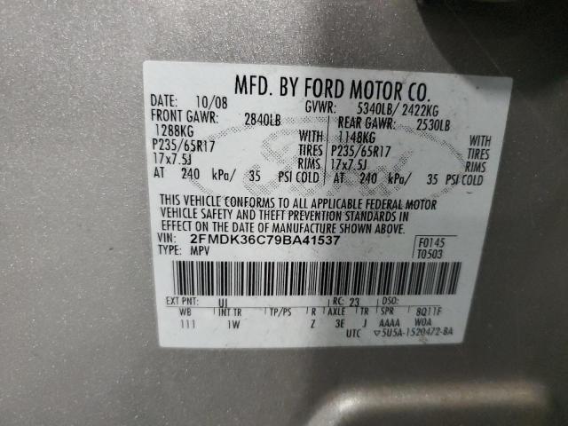 Photo 12 VIN: 2FMDK36C79BA41537 - FORD EDGE SE 