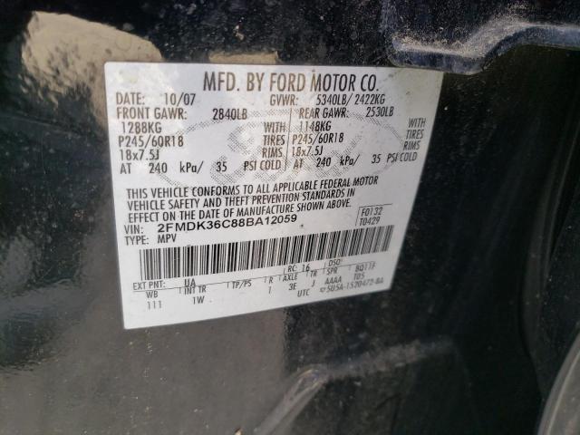 Photo 12 VIN: 2FMDK36C88BA12059 - FORD EDGE 