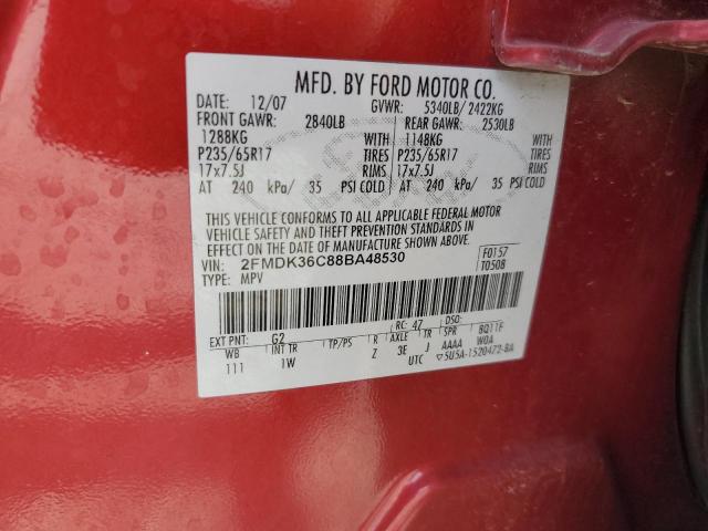 Photo 11 VIN: 2FMDK36C88BA48530 - FORD EDGE 